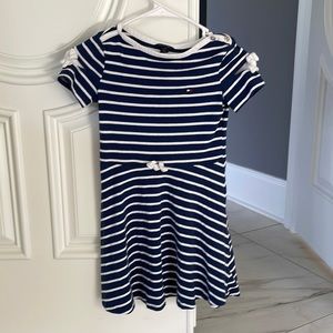 Navy and white girl’s Hilfiger dress